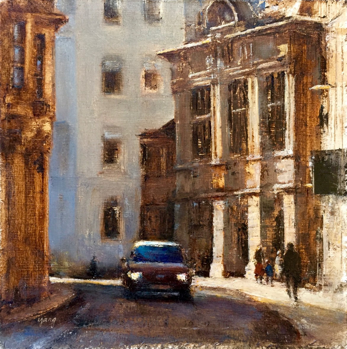 Cambridge Sketches: Pembroke Street. 2019. Yang Yuxin